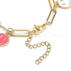 Brass & Alloy Enamel Charm Bracelets&nbsp;BJEW-JB11626