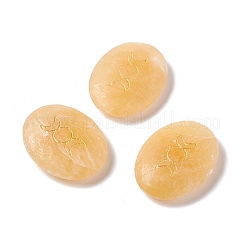 Natural & Synthetic Mixed Gemstone Healing Massage Palm Stones&nbsp;G-E579-03