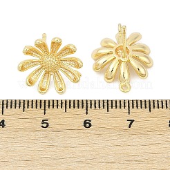 Brass Stud Earring Findings&nbsp;LS-KK-Z099-05G-01