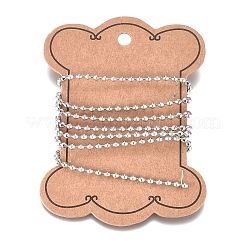 Tarnish Resistant 304 Stainless Steel Ball Chains&nbsp;CHS-E021-05A-P