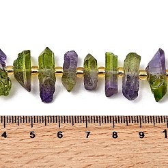 Electroplated Natural Quartz Crystal Beads Strands&nbsp;G-F800-D10