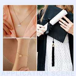 8Pcs 2 Colors Glass Charms&nbsp;KK-TA0001-77