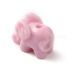 合成サンゴビーズ  染め  象  アザミ  14.5x10.5x8.5mm  穴：1.6mm&nbsp;FIND-WH0144-23D