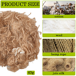 Jute Silk for Bird Nest&nbsp;DIY-CN0003-19A