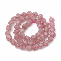 Natural Strawberry Quartz Beads Strands&nbsp;G-S332-6mm-006