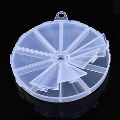 Flat Round Polypropylene(PP) Bead Storage Containers&nbsp;CON-S043-045C