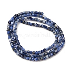 Natural Sodalite Beads Strands&nbsp;G-B142-C02-2x2mm