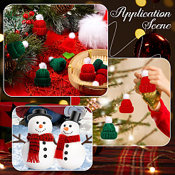 32Pcs 6 Styles Plastic & Wool Yarn Hats&nbsp;AJEW-SP0004-08