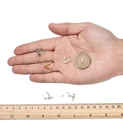Brass Screw On Clip-on Earring Findings&nbsp;KK-L164-02