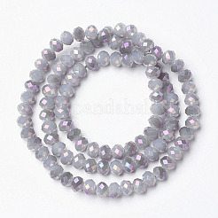 Electroplate Glass Beads Strands&nbsp;EGLA-A034-J2mm-G02