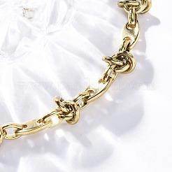 304 Stainless Steel Coffee Bean Chains for Men Women&nbsp;BJEW-G725-01G