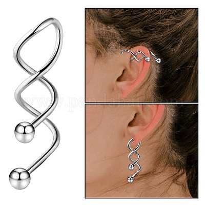 Wholesale Non Tarnish 316 Stainless Steel Spiral Barbell Pandahall