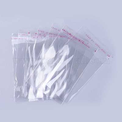 セロハンのOPP袋  長方形  透明  10x6cm  一方的な厚さ：0.035mm  インナー対策：7.5x6のCM&nbsp;X-OPC-R012-01-1