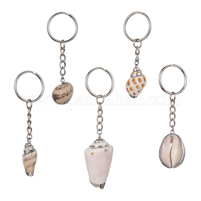 Wholesale Natural Sea Shell Keychain - Pandahall.com Wholesale Natural Sea Shell Keychain - Pandahall.com