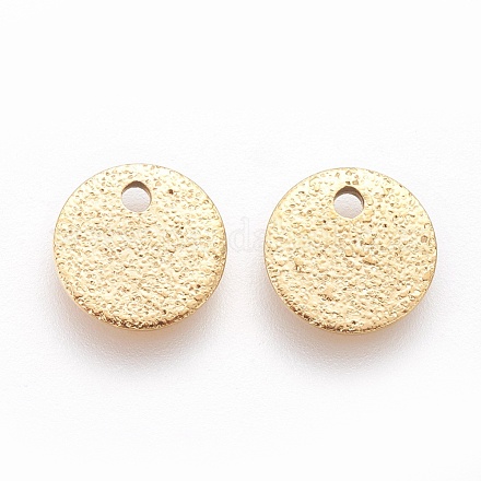 Ion Plating(IP) 304 Stainless Steel Charms STAS-E455-02G-8mm-1