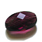 Imitation Austrian Crystal Beads, Grade AAA, Faceted, Oval, Purple, 9.5x6x4.5mm, Hole: 0.7~0.9mm