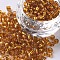 6/0 Glass Seed Beads, Silver Lined Round Hole, Round, Peru, 4mm, Hole: 1.5mm, about 6639 pcs/pound