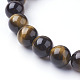 Natural Tiger Eye Beads Strands&nbsp;G-C076-10mm-1B-3