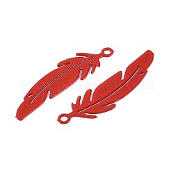 Spray Painted 430 Stainless Steel Pendants&nbsp;STAS-N121-06C