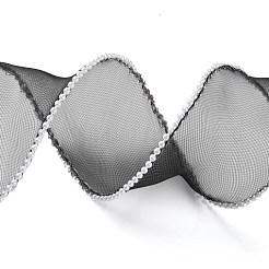 5 Yards ABS Pearl Edged Mesh Ribbon for Bowknot Making&nbsp;OCOR-B004-01A-08