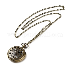 Alloy Glass Pendant Pocket Necklace&nbsp;WACH-S002-07AB
