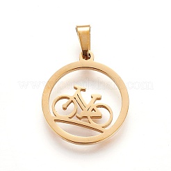 304 Stainless Steel Pendants&nbsp;STAS-P234-14G