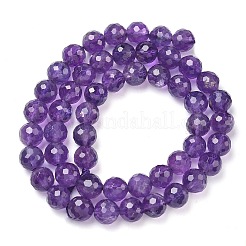 Natural Amethyst Beads Strands&nbsp;G-L654-O01-8mm