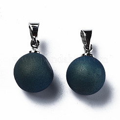 Natural Agate Charms&nbsp;G-Q998-036A