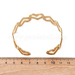 304 Stainless Steel Cuff Bangles for Women&nbsp;BJEW-Z130-01G