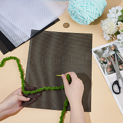 8個 2色PEプラスチックメッシュ  ミックスカラー  337x249x2mm  4個/カラー&nbsp;DIY-PH0031-39