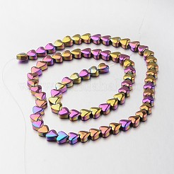 Electroplate Non-magnetic Synthetic Hematite Bead Strands&nbsp;X-G-F300-22A-02