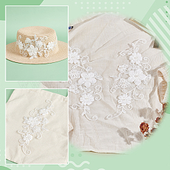 Polyester Ornament Accessories&nbsp;PATC-WH0008-103