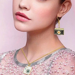 20Pcs 4 Styles Alloy Enamel Pendants&nbsp;ENAM-YW0004-17