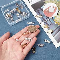 30Pcs 3 Colors 304 Stainless Steel Clip on Earring Pads&nbsp;STAS-SC0004-27