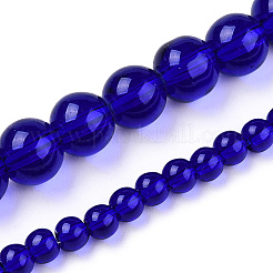 Transparent Glass Beads Strands&nbsp;GLAA-T032-T6mm-15