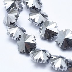 Electroplate Glass Beads Strands&nbsp;EGLA-F134-FP01