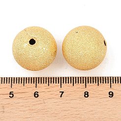 Textured Brass Beads&nbsp;KK-F931-31B-G