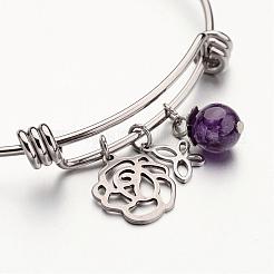 304 Stainless Steel Bangles&nbsp;BJEW-JB02438
