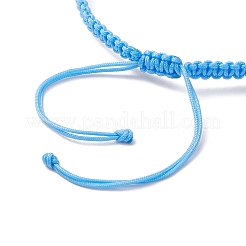 3Pcs 3 Colors Imitated Pearl Acrylic and ABS Plastic Imitation Pearl Beads Braided Bead Bracelets for Women&nbsp;BJEW-JB12082