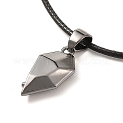 Rack Plating Alloy Heart Pendant Necklaces Sets&nbsp;NJEW-B081-07C