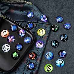 5Sets 5 Styles Glass Cabochons&nbsp;sgGGLA-SZ0001-20