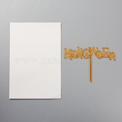 Acrylic Halloween Theme Word Cake Insert Card Decoration&nbsp;DIY-H109-19