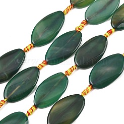 Natural Banded Agate Beads Strands&nbsp;G-F825-H01-01B