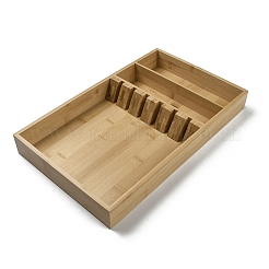 木製食器収納ディスプレイサービングトレイ  バリーウッド  420x255x50.5mm&nbsp;ODIS-XCP0001-35