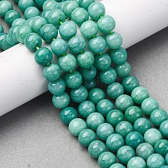 Ombre Effect Dyed Glass Beads Strands&nbsp;X-GLAA-T031-01O-09