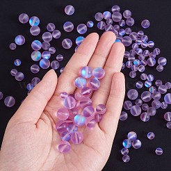 Synthetic Moonstone Beads Strands&nbsp;G-SZ0001-81B