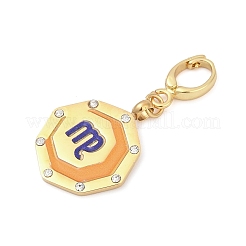 304 Stainless Steel Enamel Pendant Decoration&nbsp;STAS-S168-01G-06