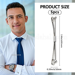 Carbon Steel Tie Clips&nbsp;AJEW-WH0270-339
