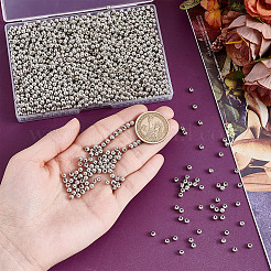 2500Pcs CCB Plastic Round Beads&nbsp;ALUM-HY0001-02P