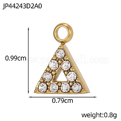 304 Stainless Steel Pendants&nbsp;STAS-OY012-71G